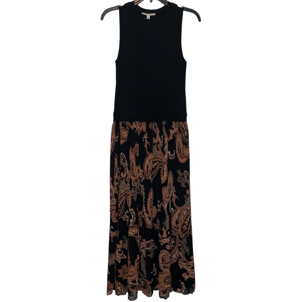 Les Serien Sleeveless Ribbed Midi Dress